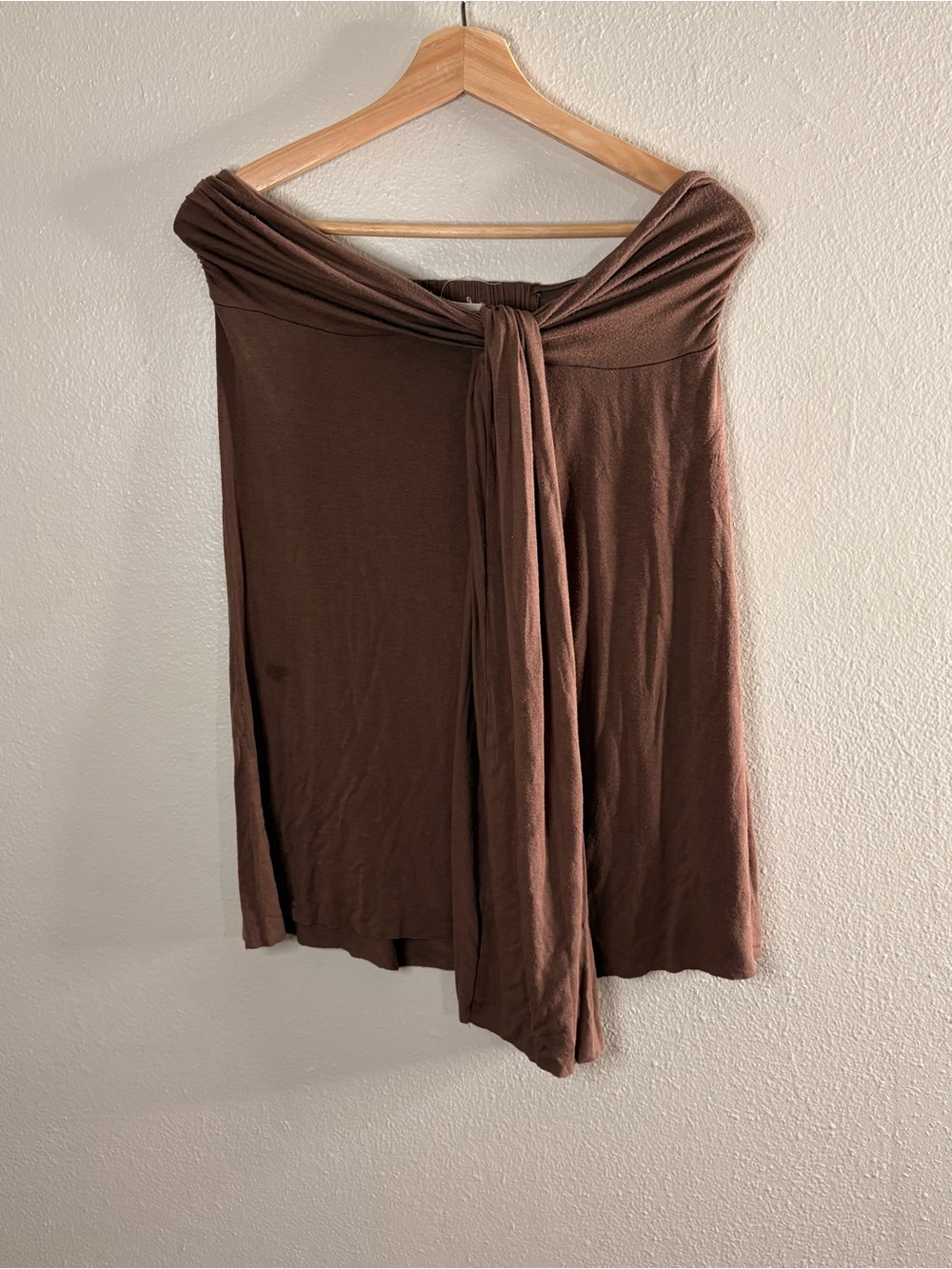 Brown Women's Wrap Skirt